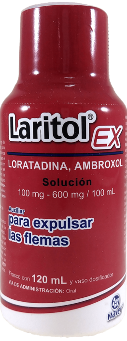 LARITOL EX C/120 ML SOL (AMBROXOL, LORATADINA)(MAVER)