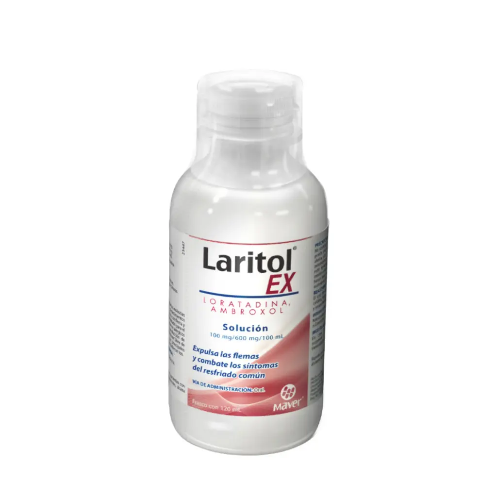 LARITOL EX C/120ML SOL (AMBROXOL, LORATADINA)(MAVER)