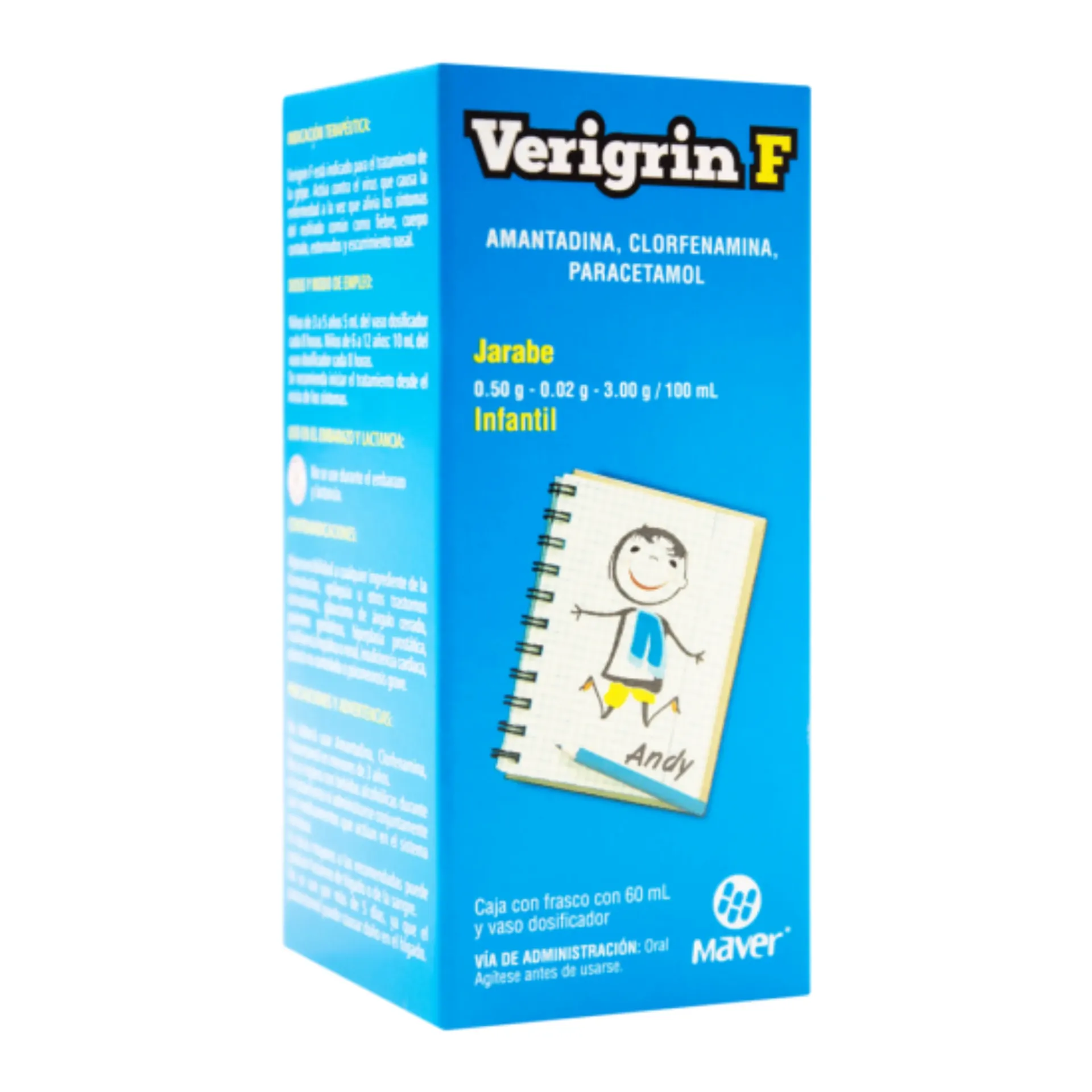 VERIGRIN F JBE C/60ML (AMANTAD/CLORFENIM/PARACET)(MAVER)