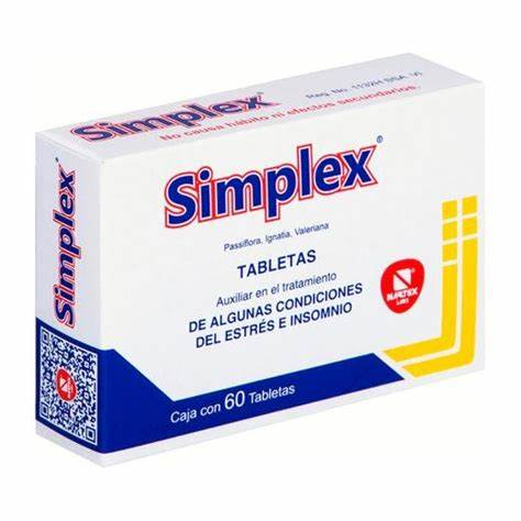 SIMPLEX TABLETA C/30 - PASSIFLORA /VALERIANA/IGNATIA ( NARTEX )