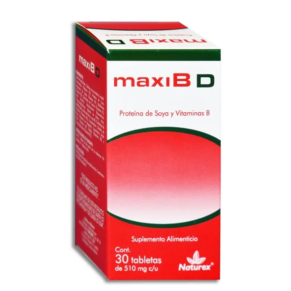MAXI B D 510MG C/30 TABS (NATUREX)