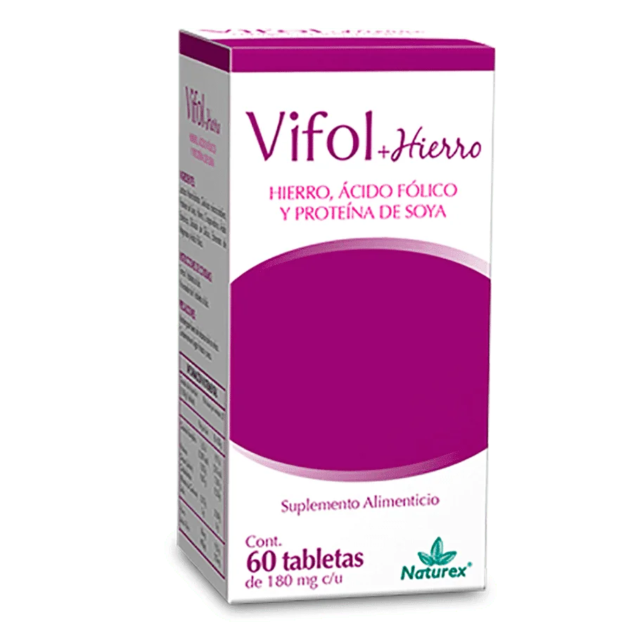 VIFOL + HIERRO CON 60 TABLETAS - NATUREX(NATUREX)