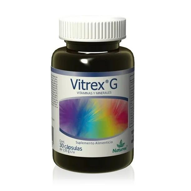 VITREX G C/30 CAPS ( MINERALES, LECITINA DE SOYA, VITAMINAS ) ( IVA )(NATUREX)
