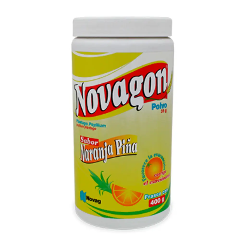 NOVAGON NARANJA PIÑA POLVO C/400GR (PSYLLIUM PLANTAGO)(NOVAG)