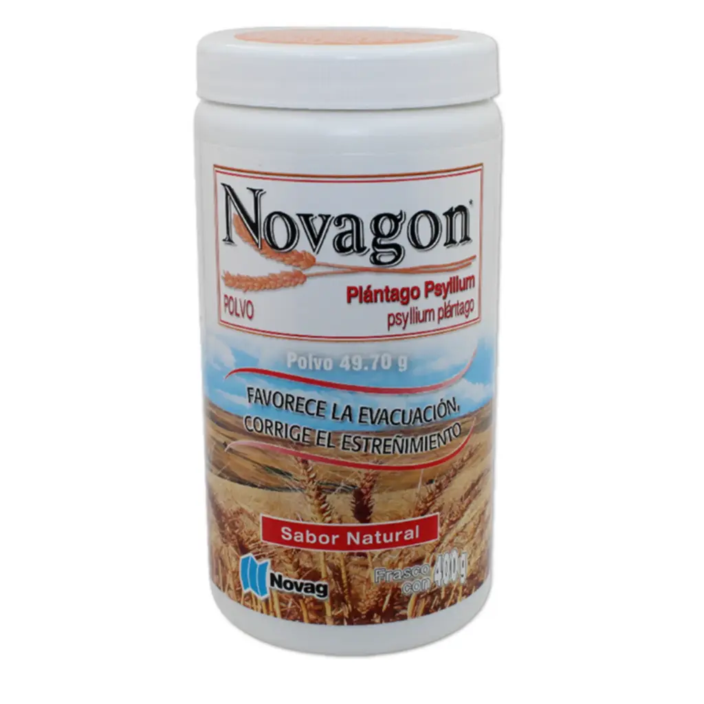 NOVAGON POLVO C/400GR (PSYLLIUM PLANTAGO)(NOVAG)