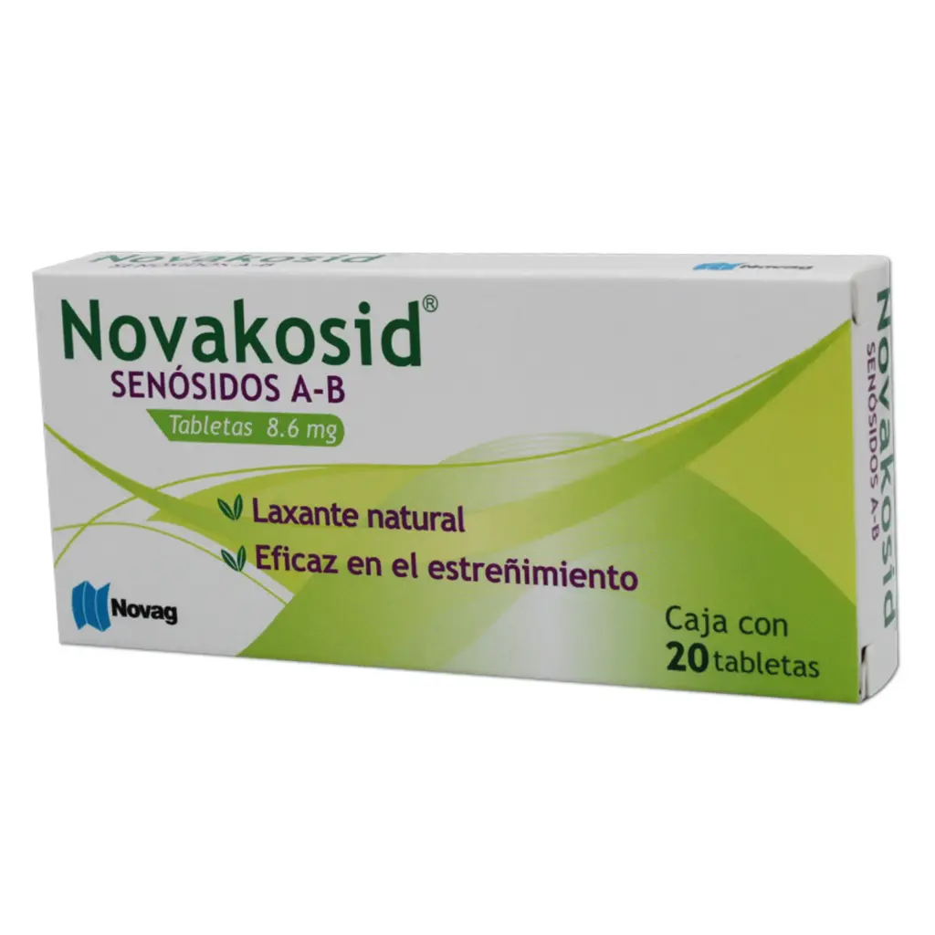 NOVAKOSID 8.6MG C/20 TAB (SENOSIDOS A y B)(NOVAG)