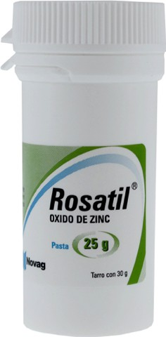 ROSATIL PASTA C/30 GR OXIDO DE ZINC/ALMIDON/LANOLINA/VASELINA (NOVAG)