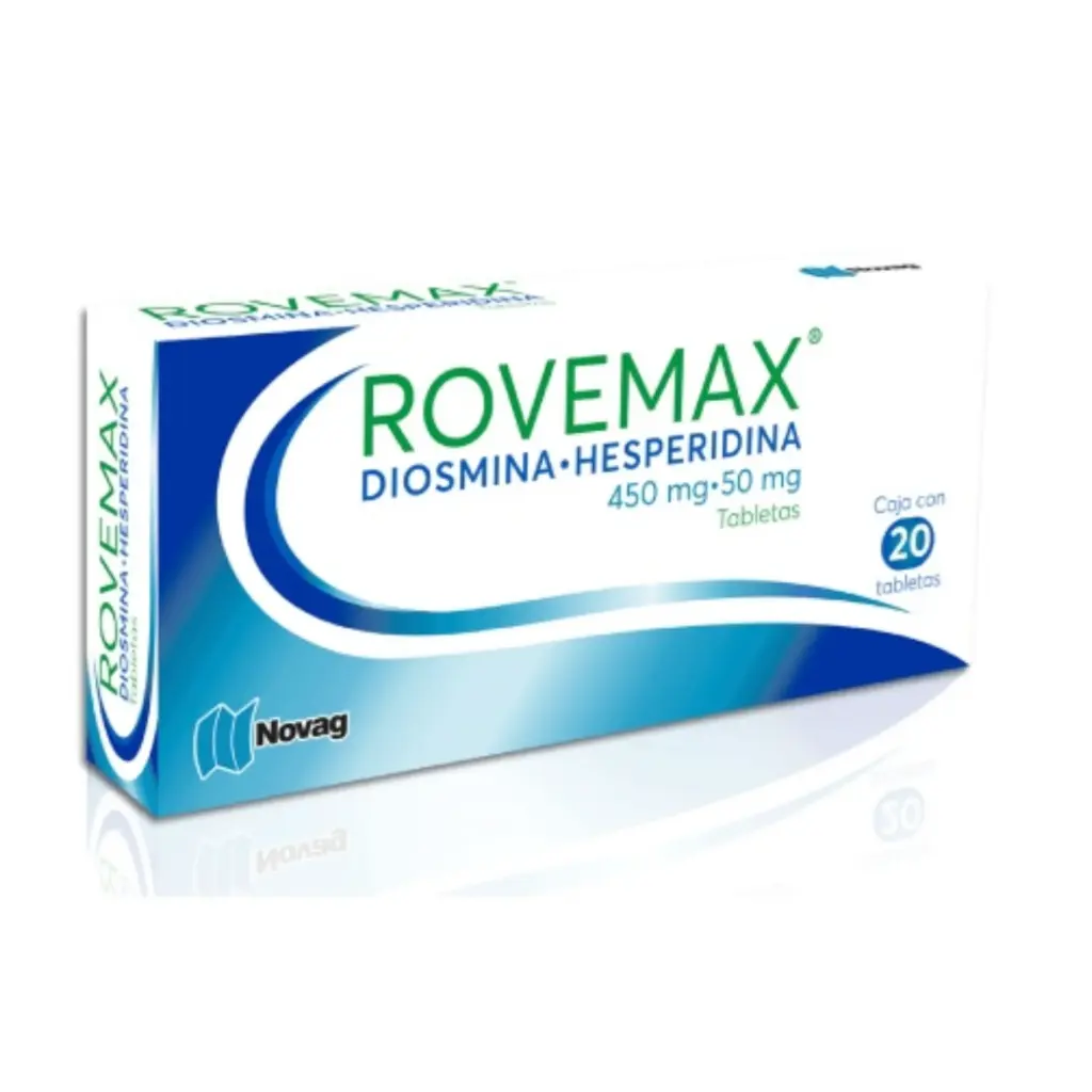 ROVEMAX 450/50MG C/20 TAB (DIOSMINA/HESPERIDINA)(NOVAG)