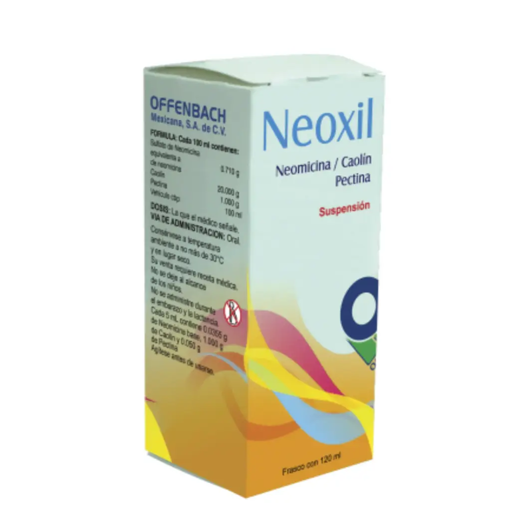 NEOXIL SUSP 0.710/20GR/1GRX100ML C/120ML (NEOMICINA/CAOLIN/PECTINA)(OFFENBACH)