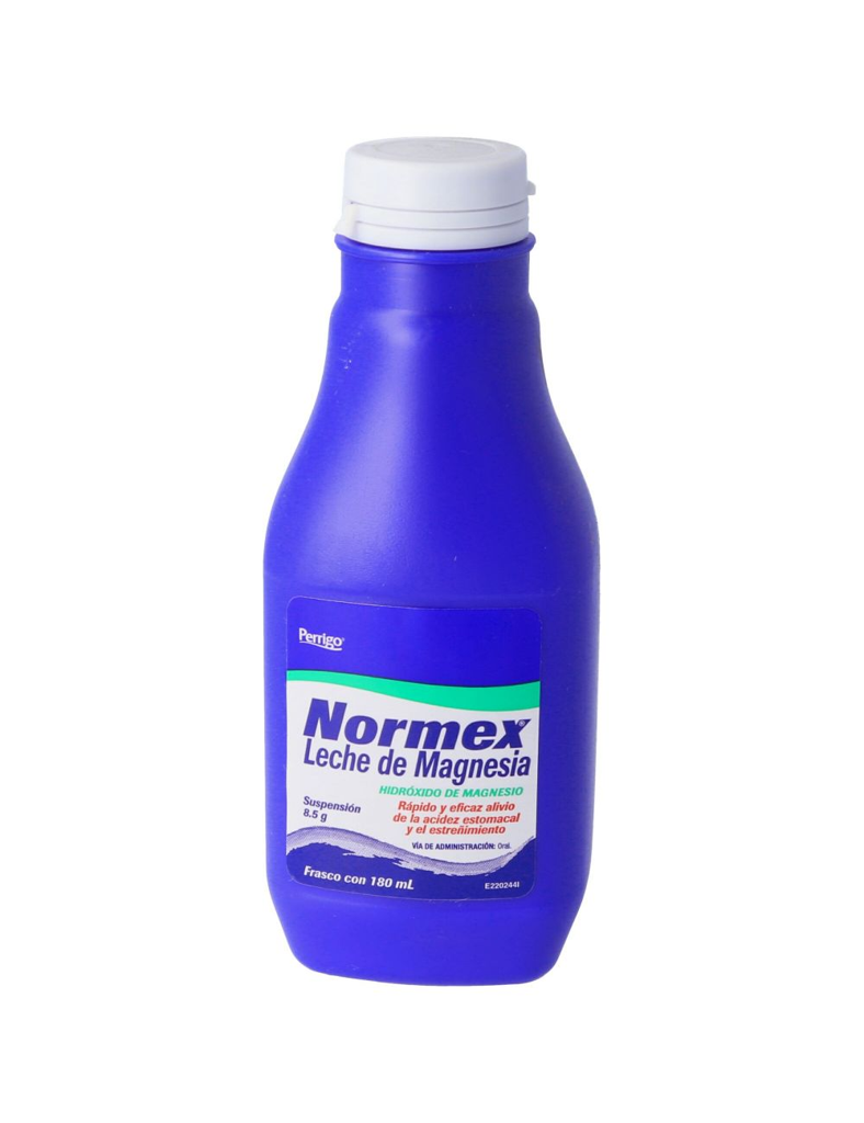 NORMEX 180ML FCO SUSP (HIDROXIDO DE MAGNESIO)(PERRIGO/QUIFA)