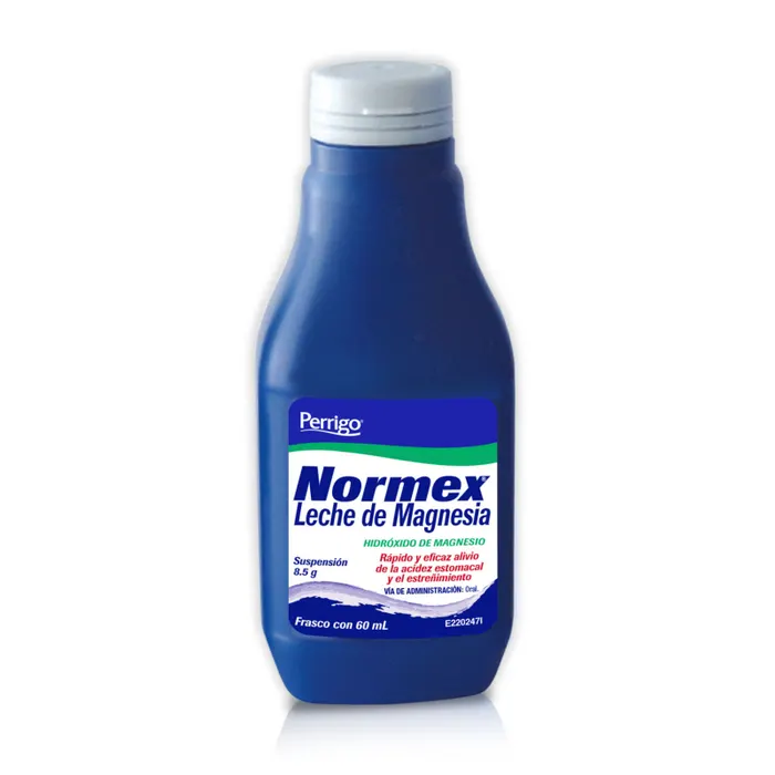 NORMEX 60ML FRASCO SUSP (HIDROXIDO DE MAGNESIO)(PERRIGO/QUIFA)
