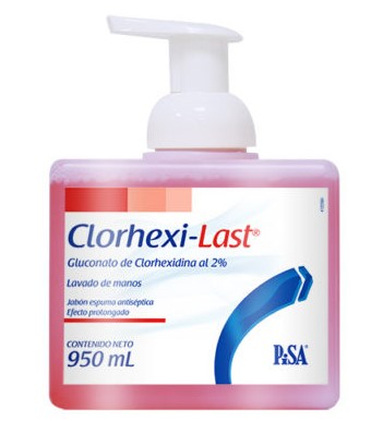 CLORHEXI-LAST 2% ENVASE C/950ML (PISA)