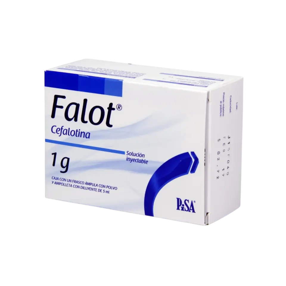 FALOT 1GR PVO P/SOL INY FCO 5ML (PISA)