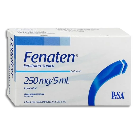 FENATEN 250 MG/5ML CON 1 AMP- FENITOINA SÓDICA (PISA)