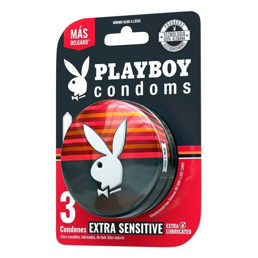 PLAYBOY CONDOMS EXTRASENSITIVE C/3 (PLAYBOY)