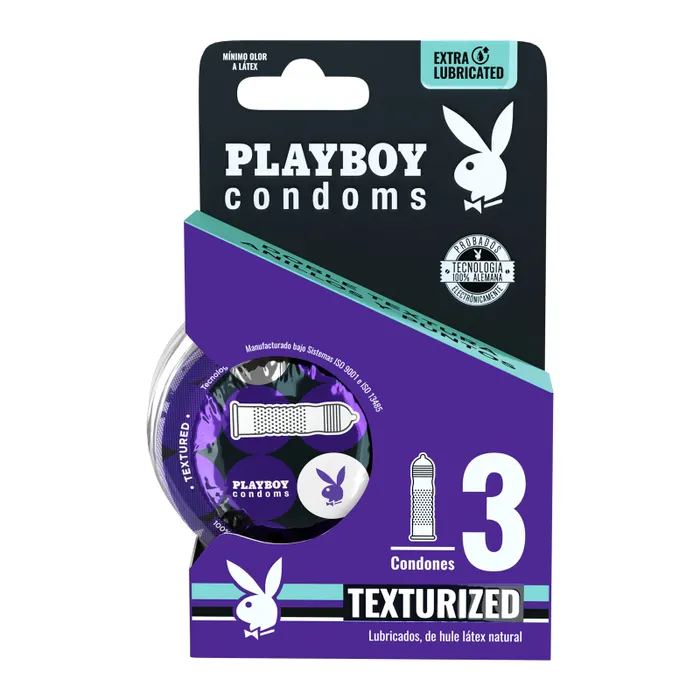 PLAYBOY CONDOMS TEXTURIZED C/3 (PLAYBOY)