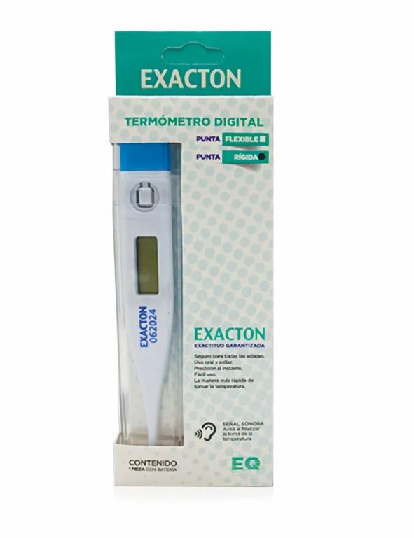 TERMOMETRO DIGITAL EXACTON PUNTA RIGIDA (IVA)