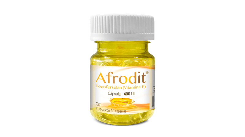 AFRODIT 400 UI C/CAP (VITAMINA E)(PROGELA)