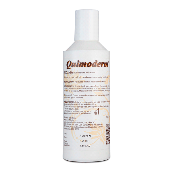 QUIMODERM CREMA 225ML (ACEITE DE ALMENDRAS/OXIDO DE CALCIO)(QUIMPHARMA)