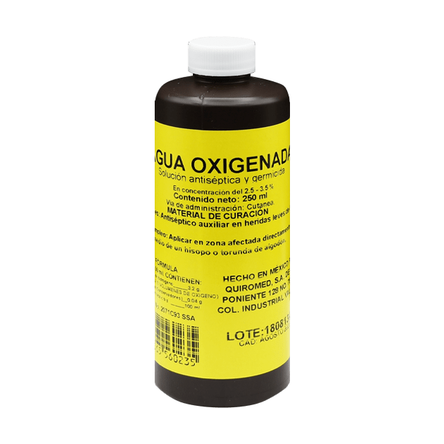 AGUA OXIGENADA C/250ML (QUIROMED)