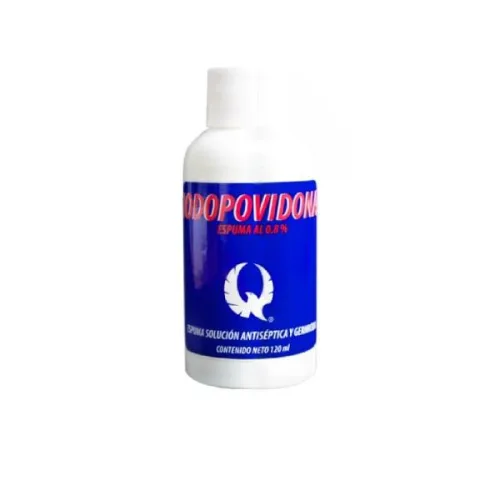 IODOPOVIDONA ESPUMA SOL C/120 ML- (QUIROMED)