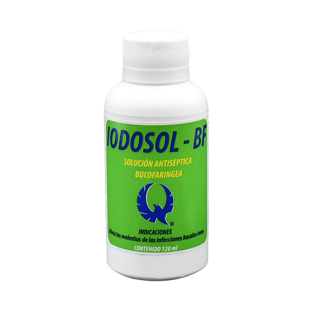 IODOSOL-BF (BUCOFARINGEO) SOL C/120 ML -(QUIROMED)