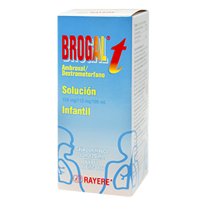 BROGAL T INFANTIL SUSP FCO 120ML (AMBROXOL/DEXTROMETORFANO)(RAYERE)