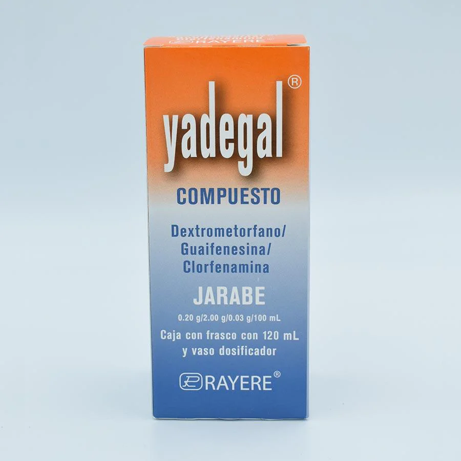 YADEGAL COMP SUSP 120 ML- DEXTROMET/GUAIFE/CLORFEN ( RAYERE )