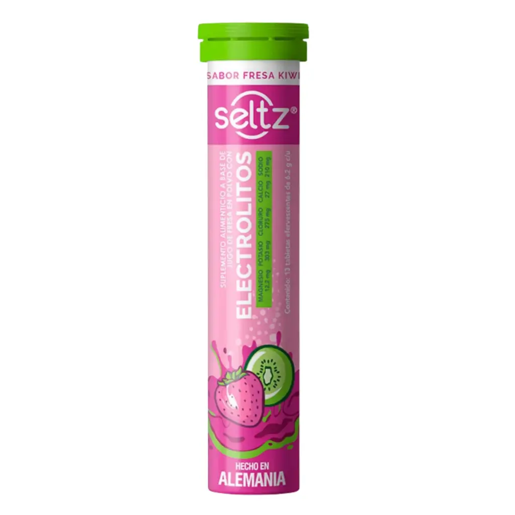 SELTZ SABOR FRESA KIWI 6.2GR C/13 TAB EFER (INDUKERN)