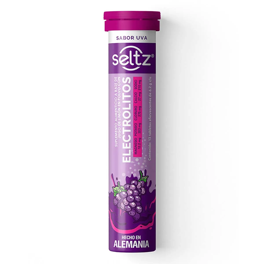 SELTZ SABOR UVA 6.2 GR C/13 TAB EFERVESCENTES(REIVAX)