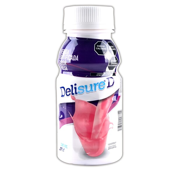 DELISURE "D" FRESA C/FIBRA ENVASE C/237ML(RICAP)