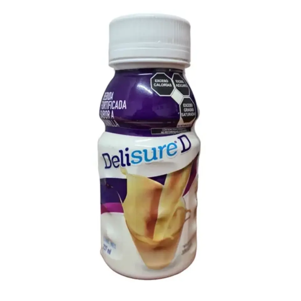 DELISURE "D" VAINILLA C/FIBRA ENVASE C/237ML (RICAP)