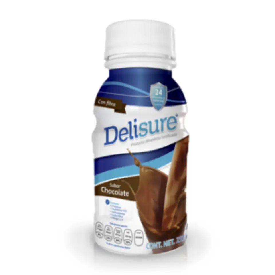 DELISURE CHOCOLATE C/FIBRA ENVASE C/237ML (RICAP)