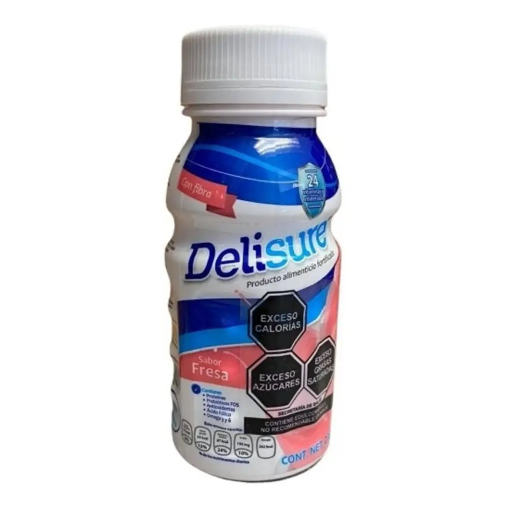 DELISURE FRESA C/FIBRA ENVASE C/237ML (RICAP)