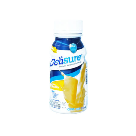 DELISURE VAINILLA C/FIBRA ENVASE C/237ML(RICAP)