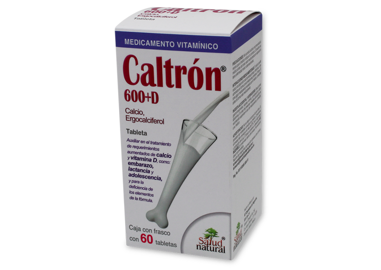 CALTRON 600+D TABLETAS C/60 (SALUD NATURAL)
