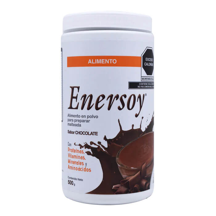 ENERSOY CHOCOLATE POLVO C/500 GR - (SALUD NATURAL)