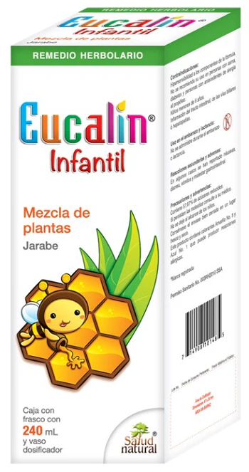 EUCALIN INFANTIL JBE 240 ML- M.DE ABEJA/EUCALIPTO - (SALUD NATURAL)