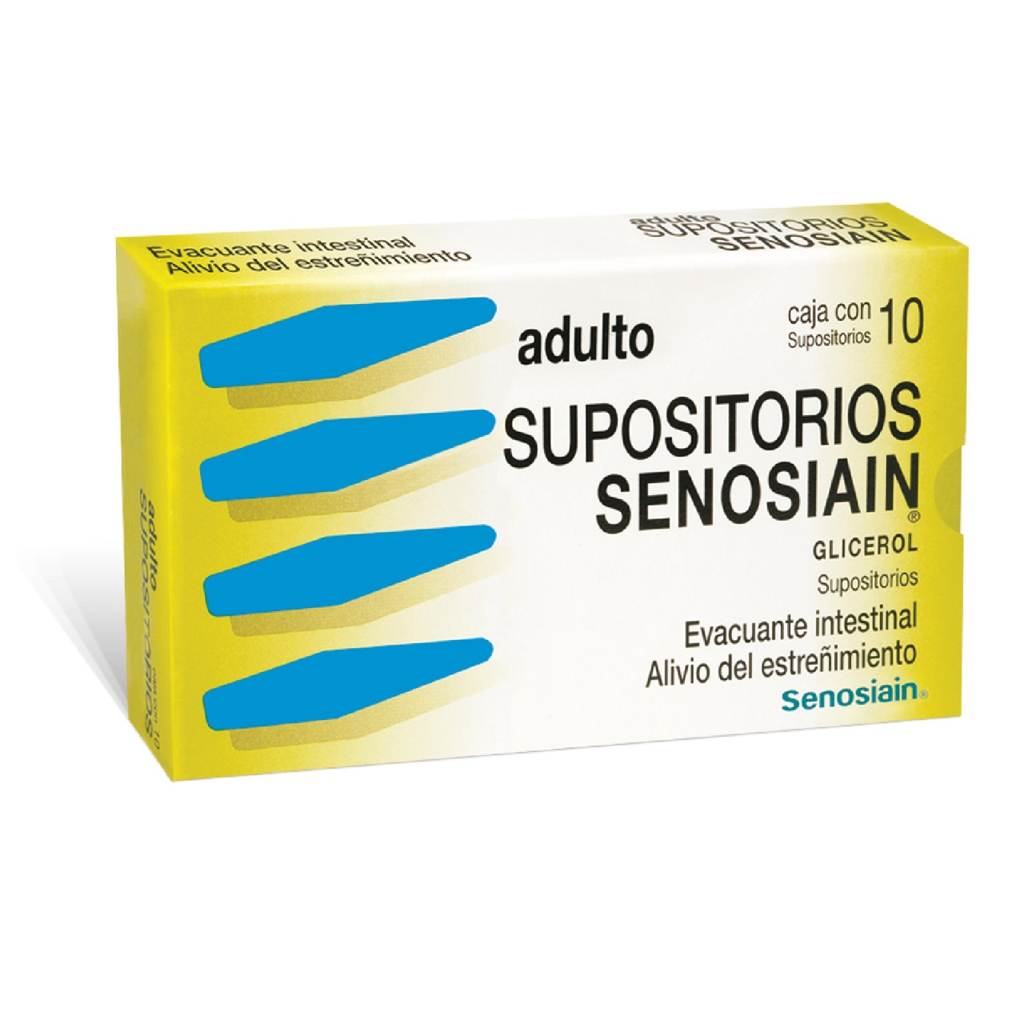 SENOSIAIN SUPOSITORIOS ADULTO C/10 (GLICEROL)(SENOSIAIN)