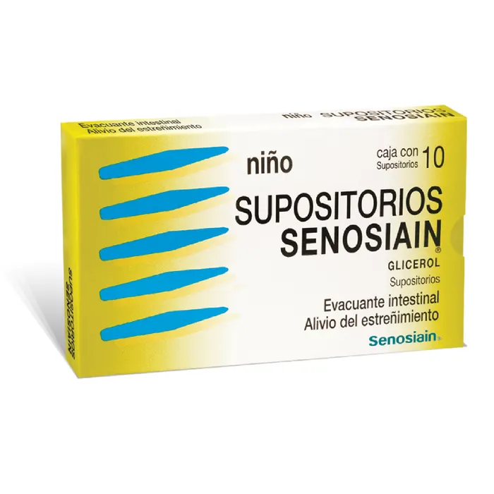 SENOSIAIN SUPOSITORIOS NIÑO C/10 (GLICEROL)(SENOSIAIN)