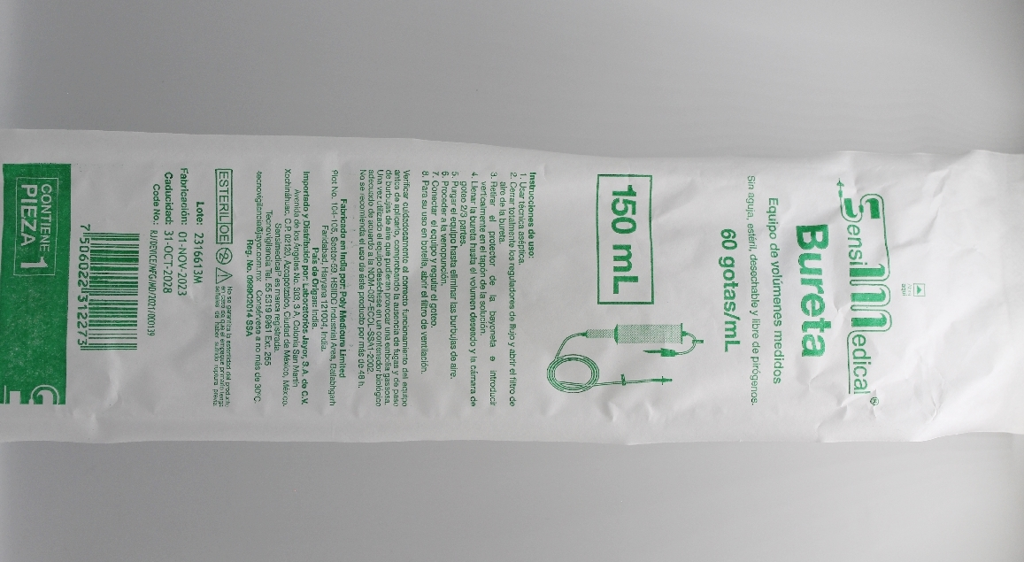 BURETA S/AGUJA 150ML (SENSIMEDICAL/JAYOR)