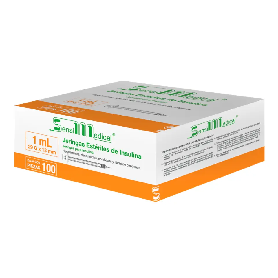 JERINGA 1ML 29X13 C/100 (SENSIMEDICAL/JAYOR)