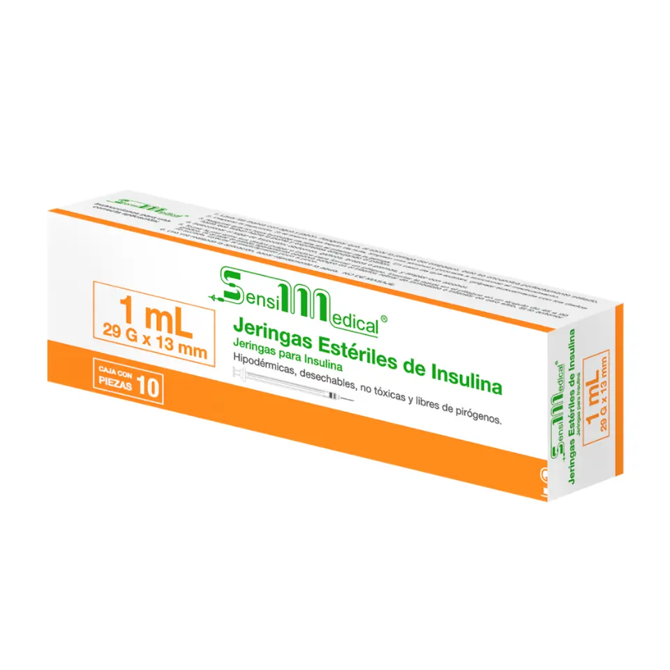 JERINGA 1ML 29X13 CON 10PZS (SENSIMEDICAL/JAYOR)