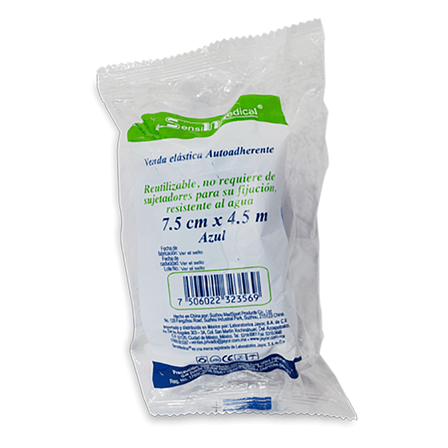 VENDA AUTOADH AZUL 7.5 CM X 4.5M C/1 - SENSIMEDICAL(SENSIMEDICAL - JAYOR)