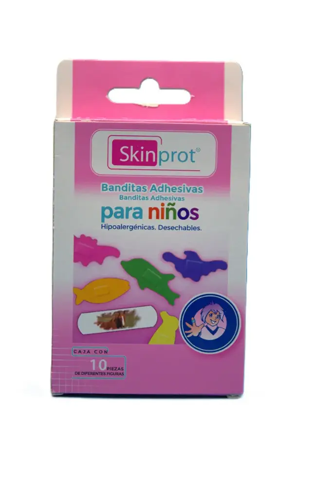 BANDITA ADHESIVA P/NIÑOS C/10 (SKINPROT/JAYOR)