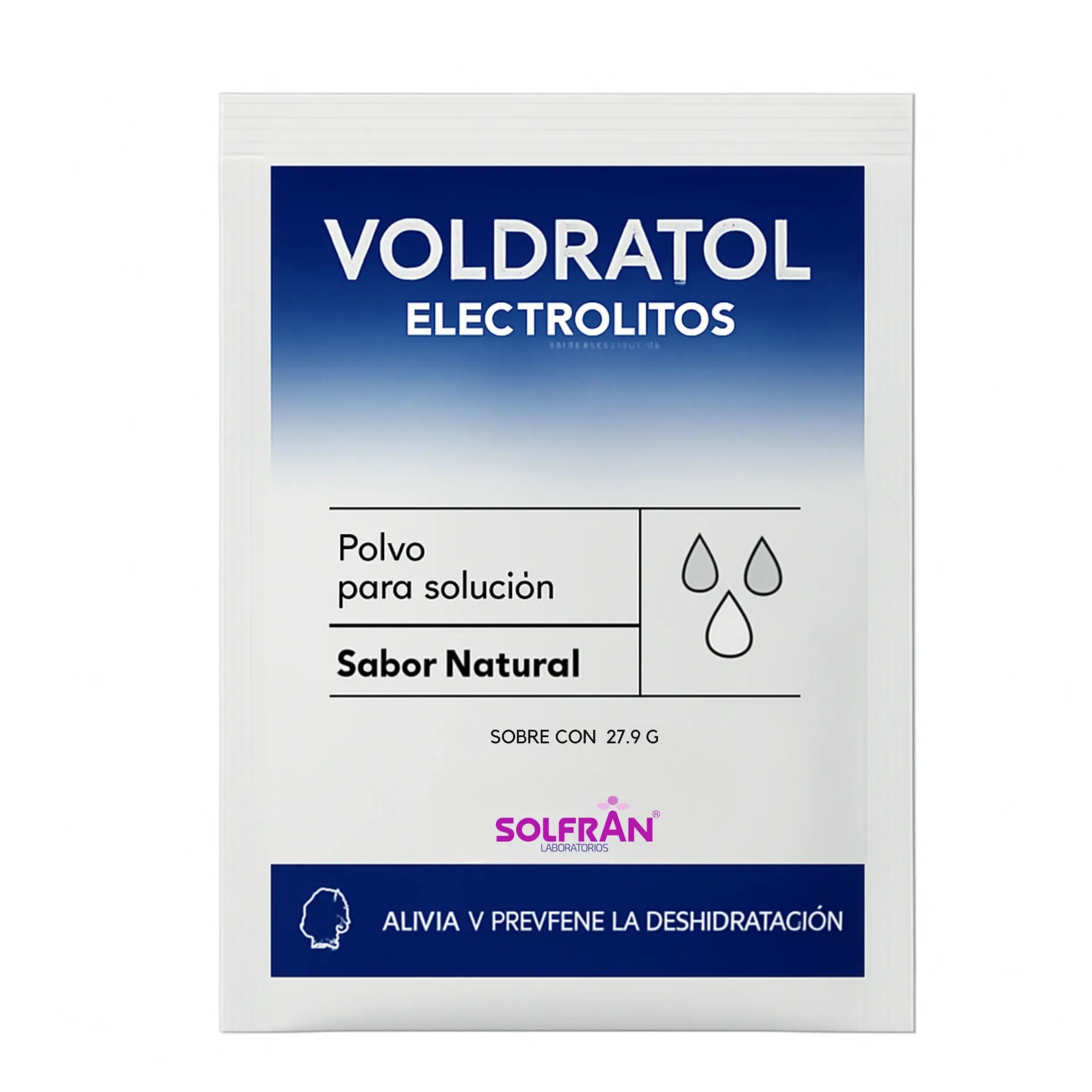 VOLDRATOL NATURAL PVO SB C/27.9 GR (ELECTROLITOS)(SOLFRAN S.A.)