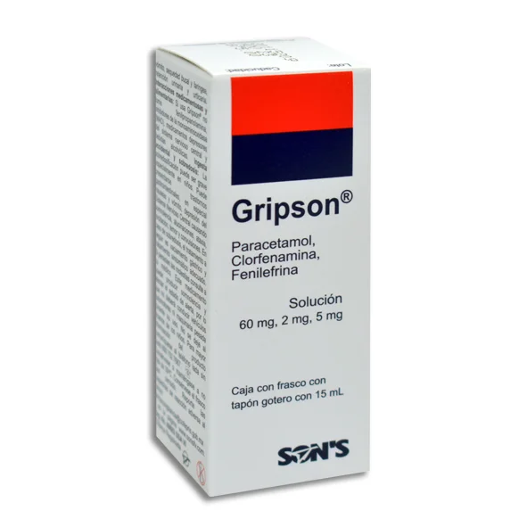 GRIPSON GOTAS C/15 ML - PARACETAMOL/FENILEFRINA/CLORFENAMINA (SON'S)