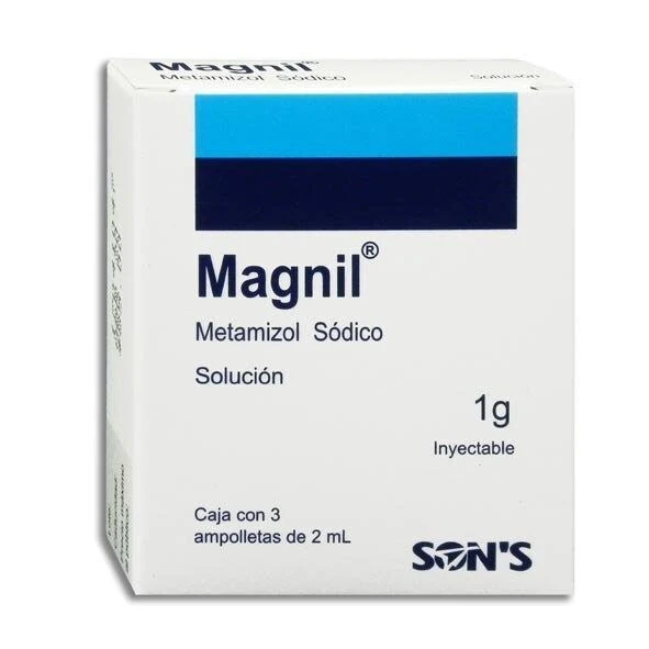 MAGNIL INYECTABLE 2 ML C/3- METAMIZOL (DIPIRONA)(SON'S)