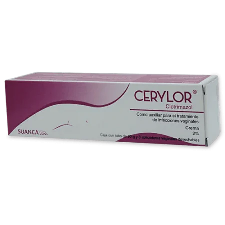 CERYCLOR 2%/ CREMA VAG. C/20GR C/ 3 APLIC (CLOTRIMAZOL)(SUANCA)
