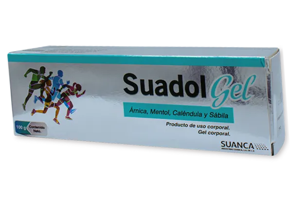 SUADOL GEL C/100 GR- ARNICA/CALENDULA/MENTOL/SABILA(SUANCA)